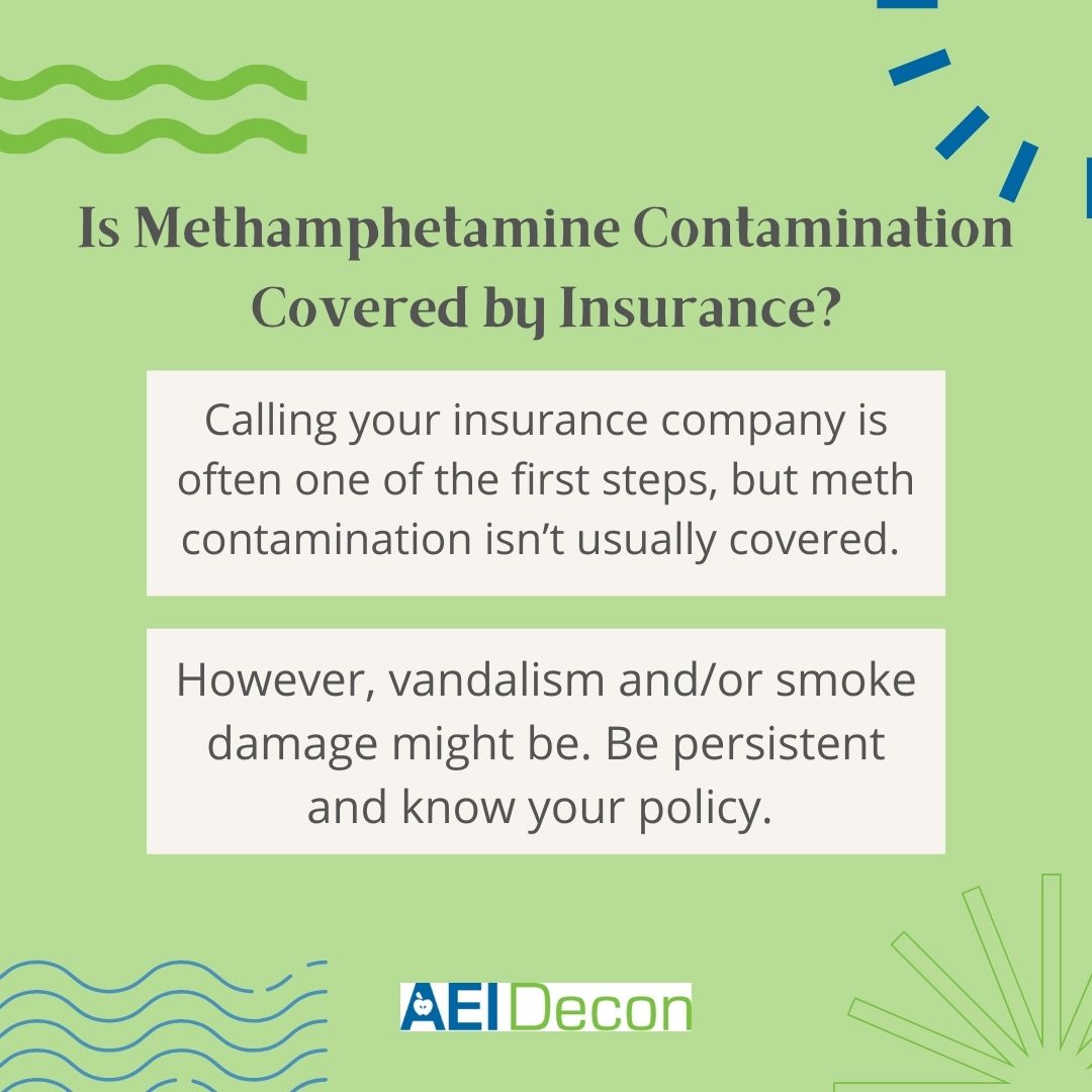 Is meth contamination covered by insurance?